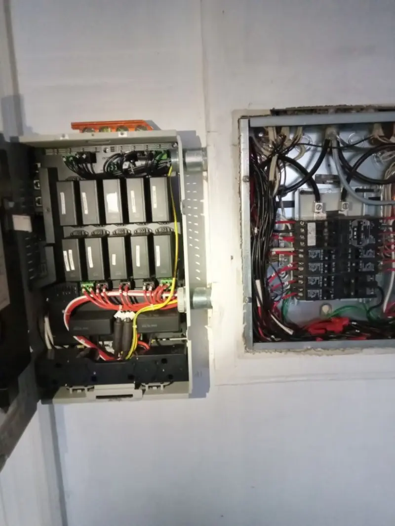 Electrical panel upgrade completed for Commercial Electrician Services in Irving